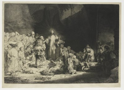 La gravure des cent florins - Rembrandt van Rijn