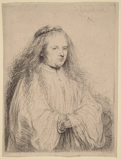 La petite mariée juive (Saskia dans le rôle de sainte Catherine) - Rembrandt van Rijn
