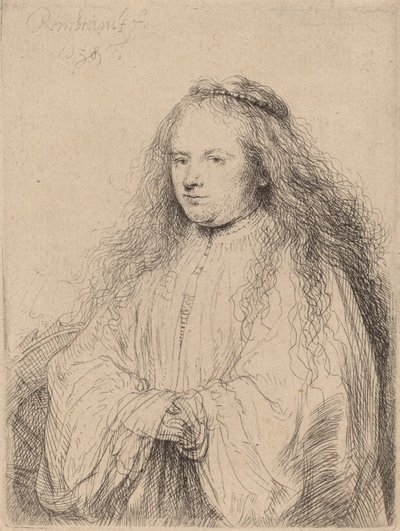 La petite mariée juive (Saskia en Sainte Catherine), 1638 - Rembrandt van Rijn