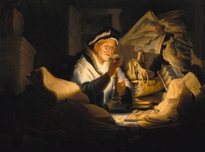 La parabole du riche insensé, 1627 - Rembrandt van Rijn