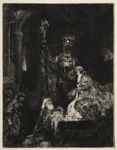 La présentation au temple - Rembrandt van Rijn