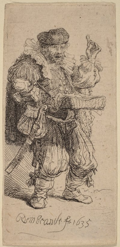 Le charlatan - Rembrandt van Rijn