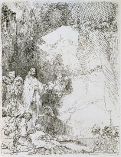 La résurrection de Lazare - Rembrandt van Rijn