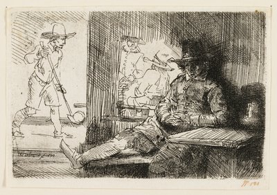 Le joueur de ringball - Rembrandt van Rijn