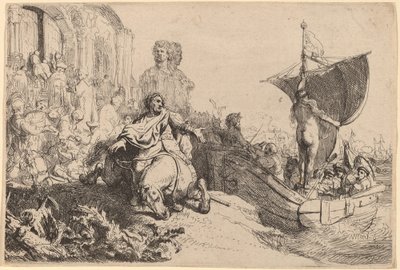 Le navire de la fortune - Rembrandt van Rijn