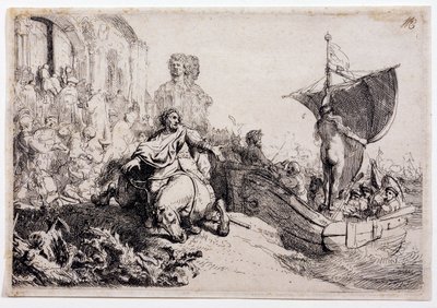 Le navire de la fortune - Rembrandt van Rijn