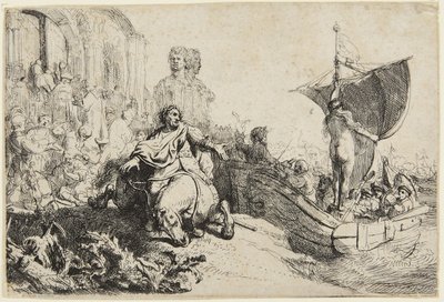 Le navire de la fortune - Rembrandt van Rijn