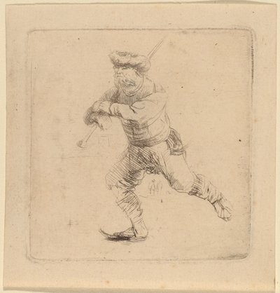 Le patineur - Rembrandt van Rijn