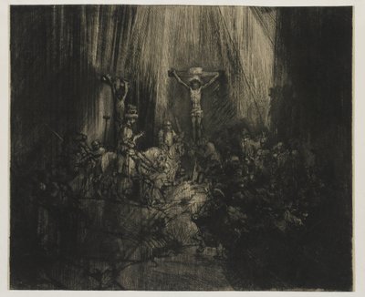 Les Trois Croix - Rembrandt van Rijn