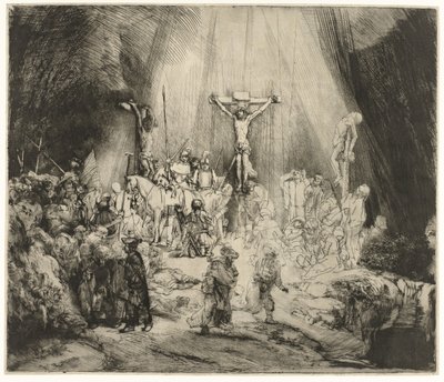Les Trois Croix - Rembrandt van Rijn
