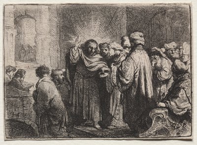 Le Paiement du Tribut - Rembrandt van Rijn