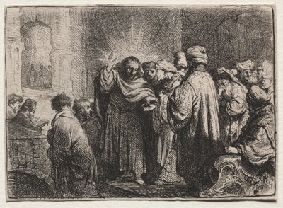 Le Paiement du Tribut, vers 1635 - Rembrandt van Rijn