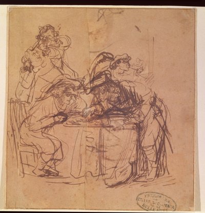 Les vices du fils prodigue - Rembrandt van Rijn