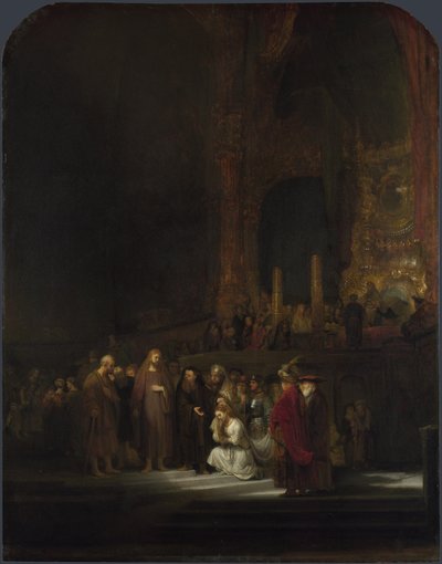 La femme prise en flagrant délit d