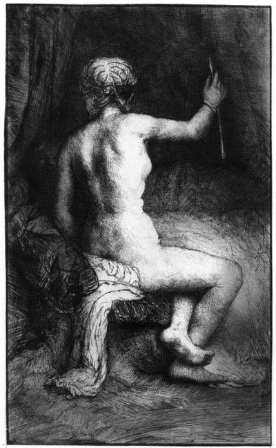 La femme à la flèche - Rembrandt van Rijn