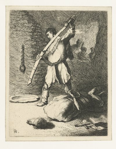 La décapitation de saint Jean-Baptiste - Rembrandt van Rijn