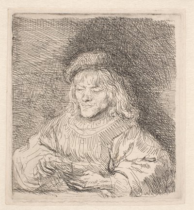 Le joueur de cartes - Rembrandt van Rijn
