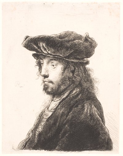 La quatrième tête orientale - Rembrandt van Rijn