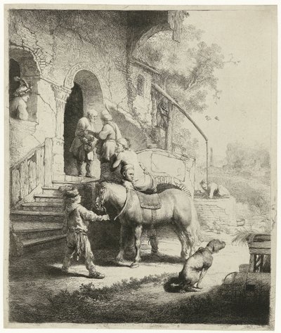 Le bon Samaritain - Rembrandt van Rijn