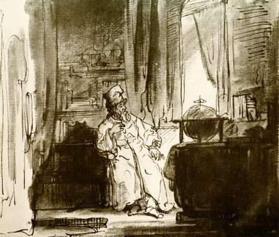 Le philosophe - Rembrandt van Rijn