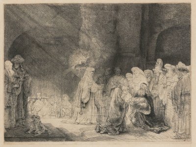 La présentation au temple - Rembrandt van Rijn