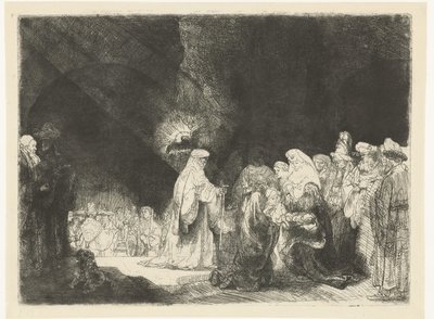 La présentation au temple - Rembrandt van Rijn