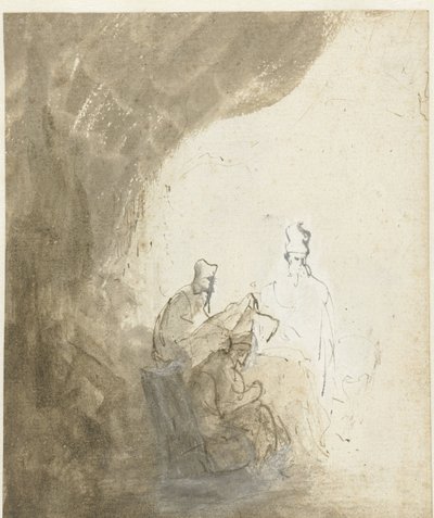 Trois scribes - Rembrandt van Rijn