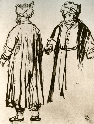 Deux Turcs marchant, 1913 - Rembrandt van Rijn