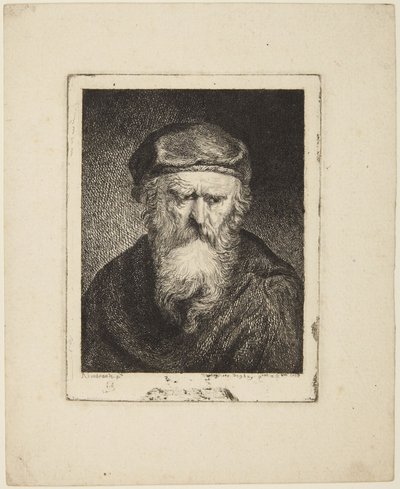Vieillard atrabilaire - Rembrandt van Rijn