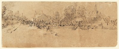 Vue de Diemen - Rembrandt van Rijn
