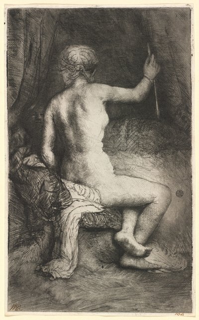 Femme avec la flèche - Rembrandt van Rijn