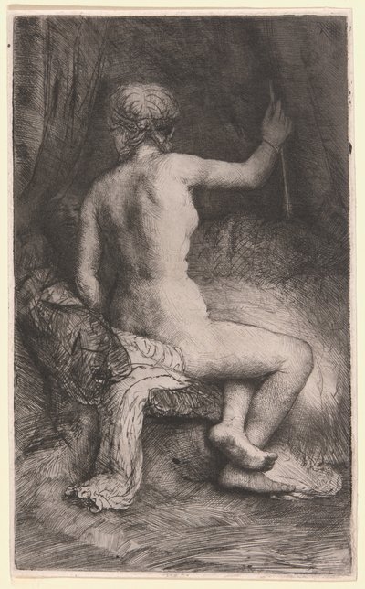 Femme avec la Flèche - Rembrandt van Rijn