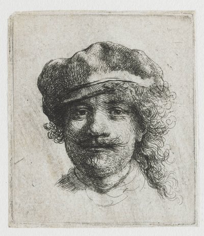Autoportrait au béret - Rembrandt van Rijn