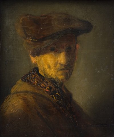 Homme avec un chapeau (Portrait du père de Rembrandt) - Rembrandts skole