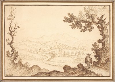 Un paysage près de Pecchio - Remigio Cantagallina