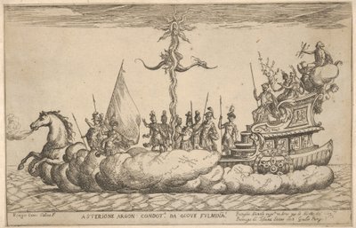 Asterion, de la série Vaisseaux des Argonautes pour la célébration de mariage de Cosimo, 1608 - Remigio Cantagallina