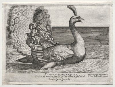 Combat naval représenté sur le fleuve Arno à Florence, pour le mariage de Cosimo di Medici, 1608 - Remigio Cantagallina
