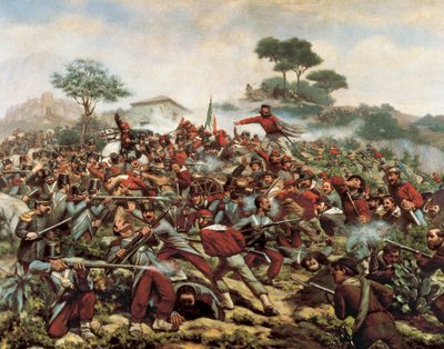 Giuseppe Garibaldi à la bataille de Calatafimi, 15 mai - Remigio Legat
