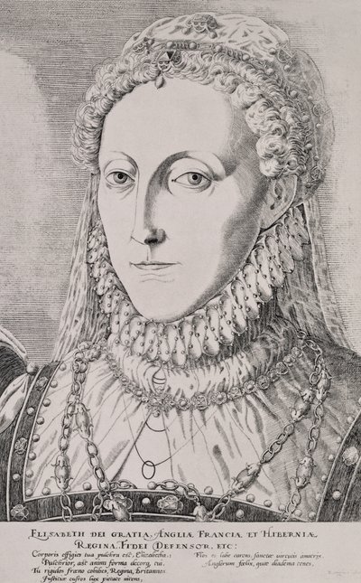 Reine Élisabeth I (1533-1603), c.1572-75 - Remigius Hogenbergh