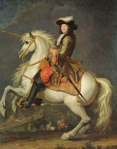 Portrait équestre de Louis XIV (1638-1715) - René Antoine Houasse