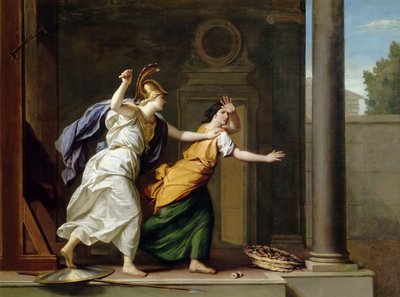 Minerve et Arachné - René Antoine Houasse