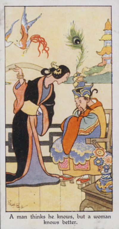Proverbe oriental : Un homme pense qu