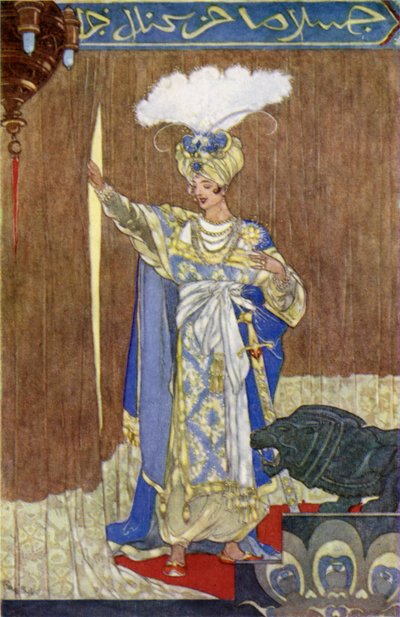 Le calife apprécie sa blague - René Bull