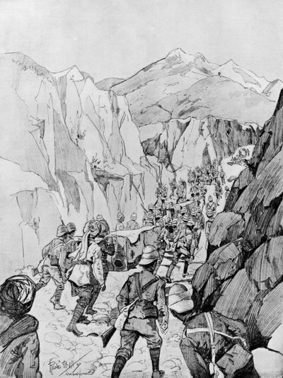 Les Northamptons ramenant leurs morts - René Bull