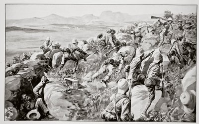 Le soulagement de Ladysmith - La dernière ruée à Hlangwane Hill - René Bull