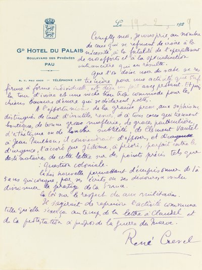 Lettre du 