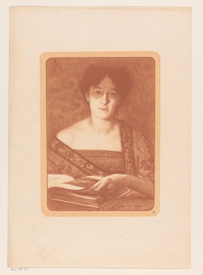 Femme feuilletant un livre - René Janssens
