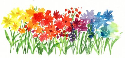Fleurs du Jardin Arc-en-ciel - Renate Holzner
