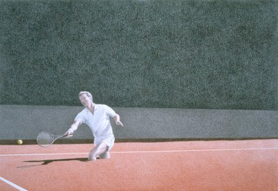 Tennis sur gravier - Rene Boin
