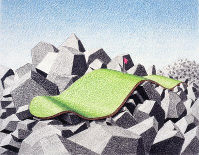 Sur les rochers - Rene Boin